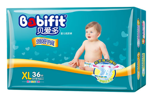 貝愛多超級(jí)干爽紙尿褲XL碼36片大包裝