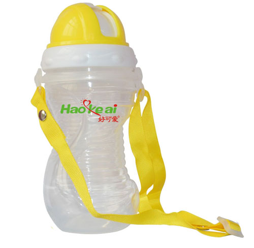 好可愛(ài)S形兒童吊帶水壺