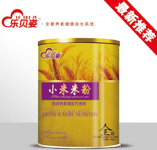 樂(lè)貝姿淮山慧米小米米粉0段桶裝