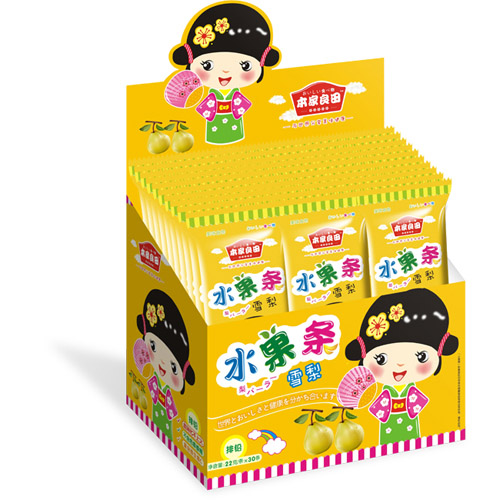 本家良田水果條雪梨味