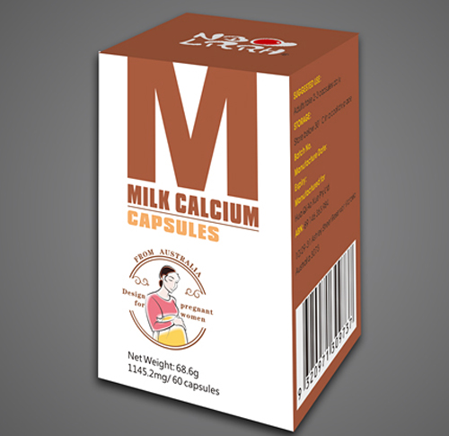 紐貝小紅帽孕婦乳鈣硬膠囊