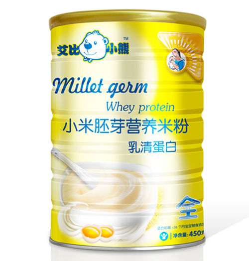 艾比小熊乳清蛋白小米胚芽米粉全段聽(tīng)裝