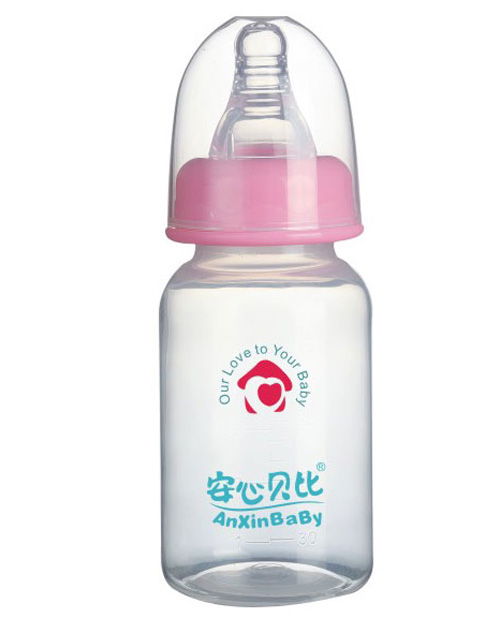安心貝比標(biāo)口直身奶瓶120ml