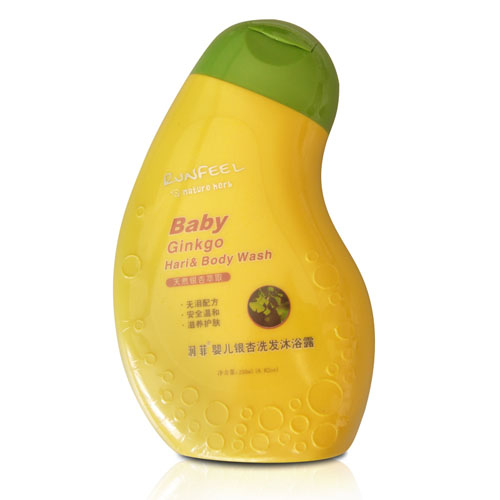潤(rùn)菲嬰兒銀杏洗發(fā)沐浴露