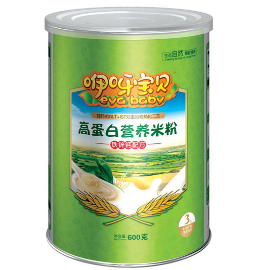 咿呀寶貝鐵鋅鈣高蛋白營(yíng)養(yǎng)米粉聽(tīng)裝3段