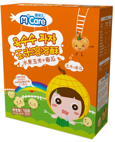 米卡兒玉米+南瓜玉米溶溶酥