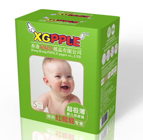 屁屁樂超極薄紙尿褲S碼28片