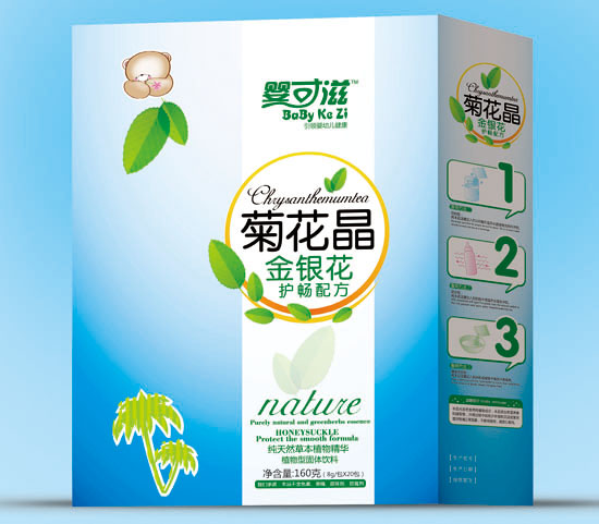 嬰可滋金銀花護(hù)暢菊花晶盒裝