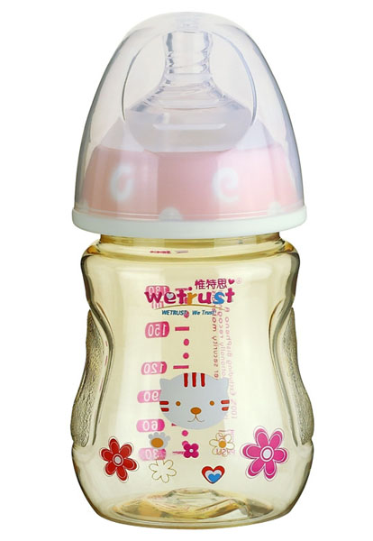 Ω��˼�ۼt����PPSU��ƿ�pɫ�o(w��)����(180ml)