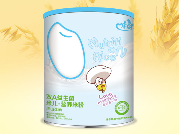 米兒雙A益生菌淮山蓮肉營養(yǎng)米粉