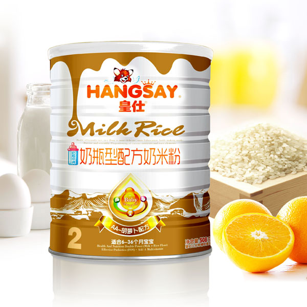 皇仕AA胡蘿卜配方奶瓶型奶米粉