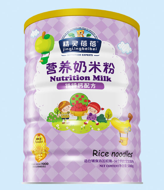 精靈蓓蓓鐵鋅鈣配方營(yíng)養(yǎng)奶米粉