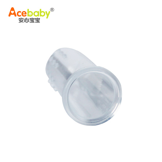 安心寶寶新款指套牙刷透明