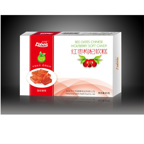 85克盒裝紅棗枸杞軟糕