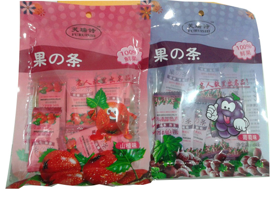 芙瑞詩水果條(山楂、葡萄味)袋裝