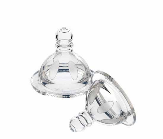 可可兔寬口硅膠花瓣奶嘴