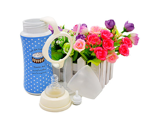 貝斯比幻彩瓷弧形寬口自動奶瓶