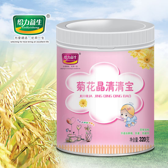 給力益生菊花晶清清寶(塑料桶裝)(1)