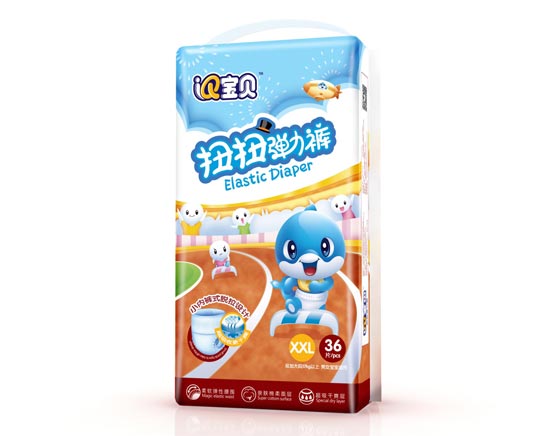 IQ寶貝扭扭彈力褲XXL36