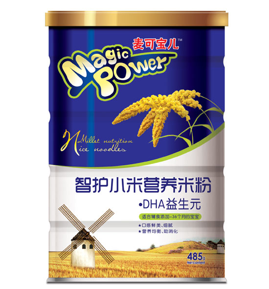 麥可寶兒DHA益生元智護(hù)小米營養(yǎng)米粉