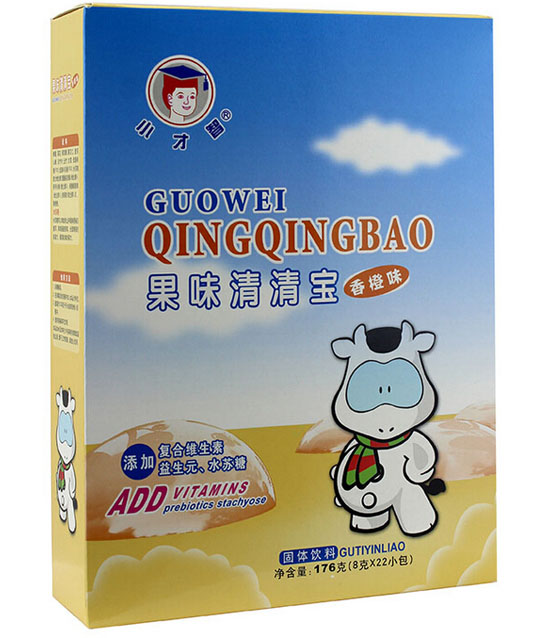 小才智果味清清寶香橙味盒裝