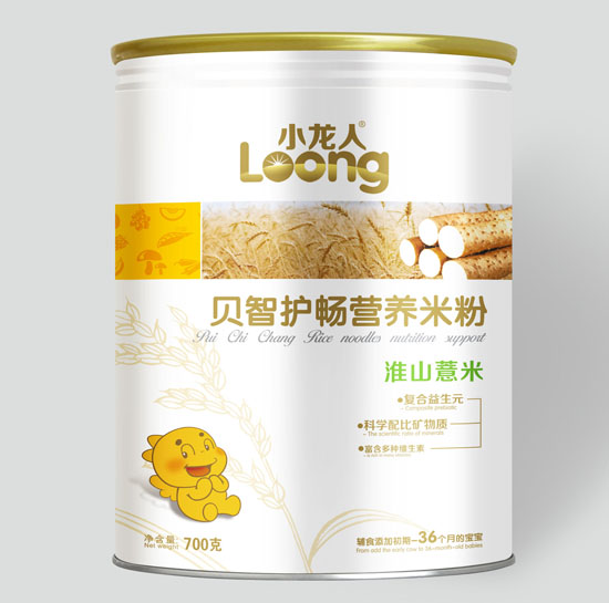 小龍人淮山薏米貝智護暢營養(yǎng)米粉聽裝