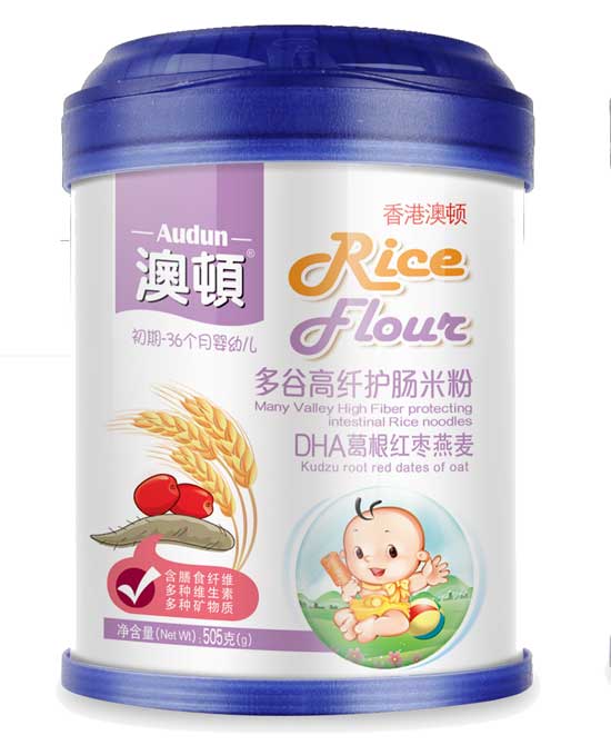 澳頓DHA葛根紅棗燕麥護(hù)暢米粉