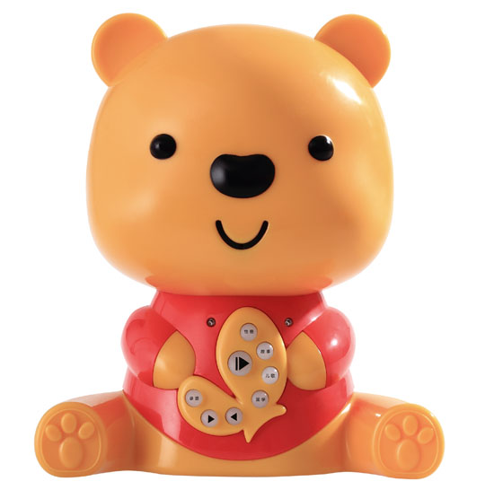 樂琪小熊哈彼早教故事機(jī)紅色