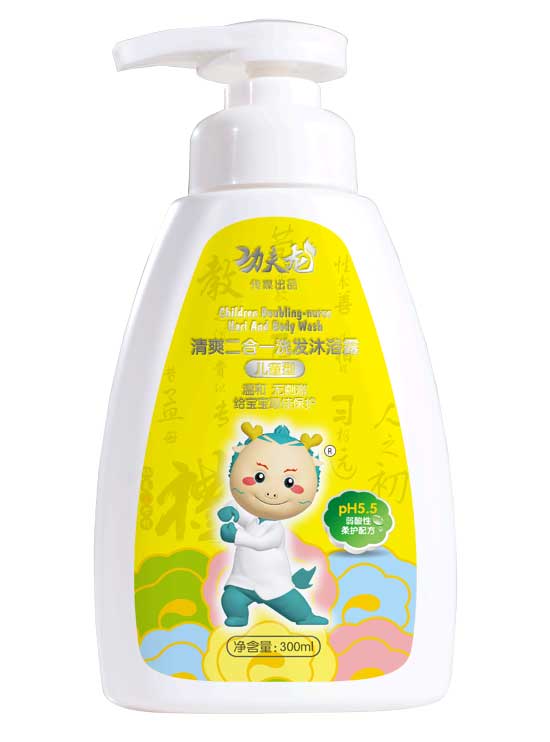 功夫龍清爽二合一洗發(fā)沐浴露