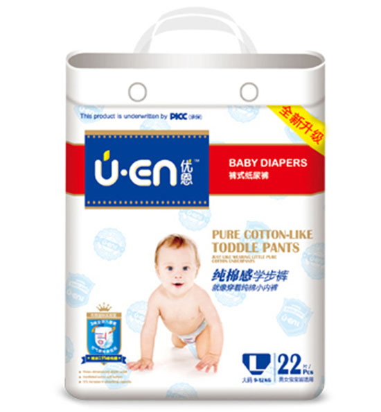 優(yōu)恩純棉感學步褲