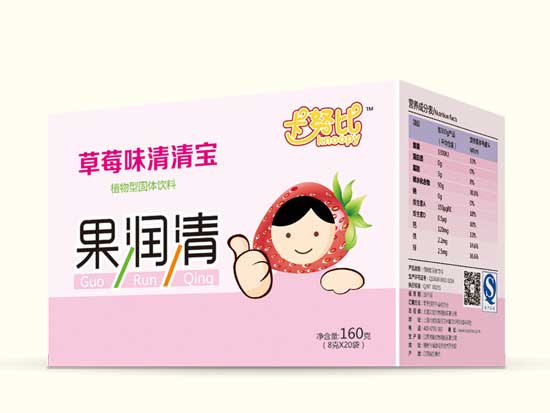 卡努比草莓味果潤清清清寶(盒)