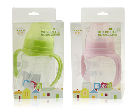 欣苗弧形立式PP奶瓶