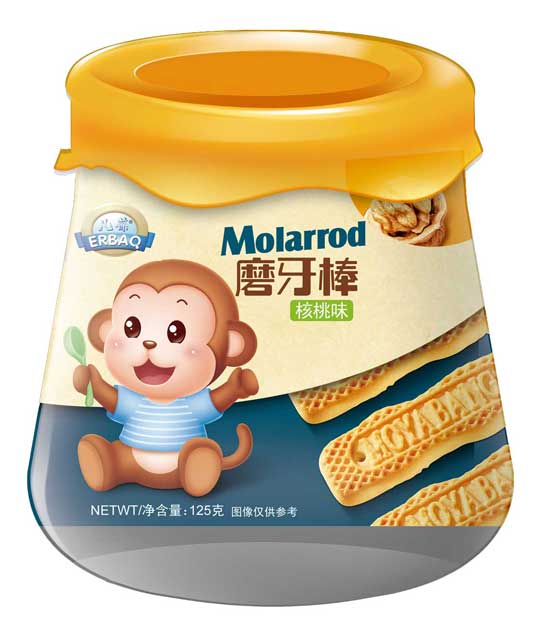 兒葆核桃味磨牙棒罐裝