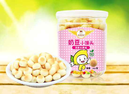 點(diǎn)點(diǎn)日記清新水果味奶豆小饅頭