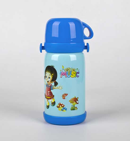 亨特貝貝旅行沖奶保溫杯600ml藍(lán)色