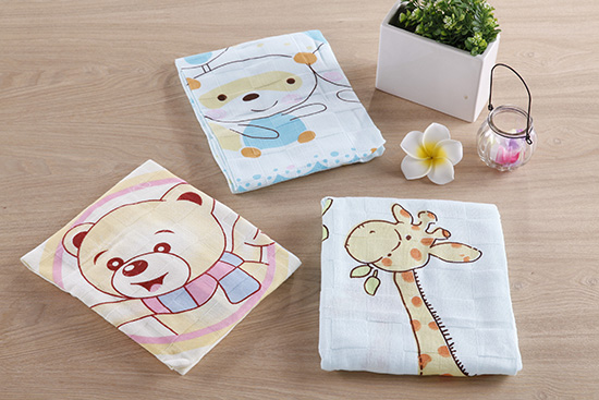 芊嬰小屋嬰幼兒紗布印花被