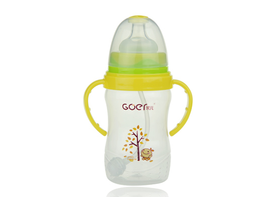果兒240ML寬口PP奶瓶綠色
