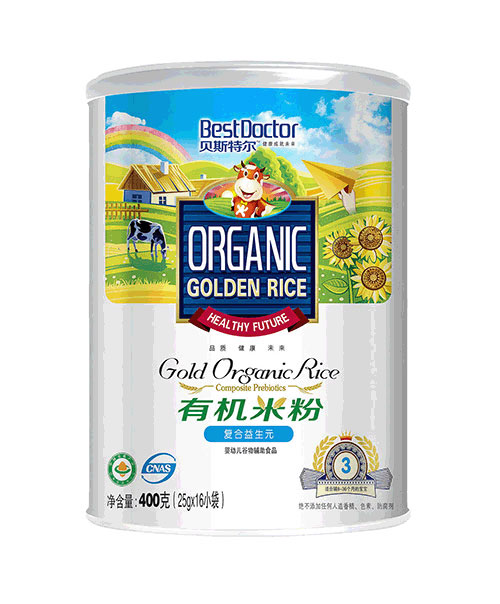 貝斯特爾貝斯特爾復合益生元有機米粉3段