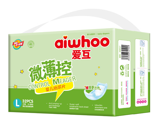 愛互微薄控紙尿片L32片