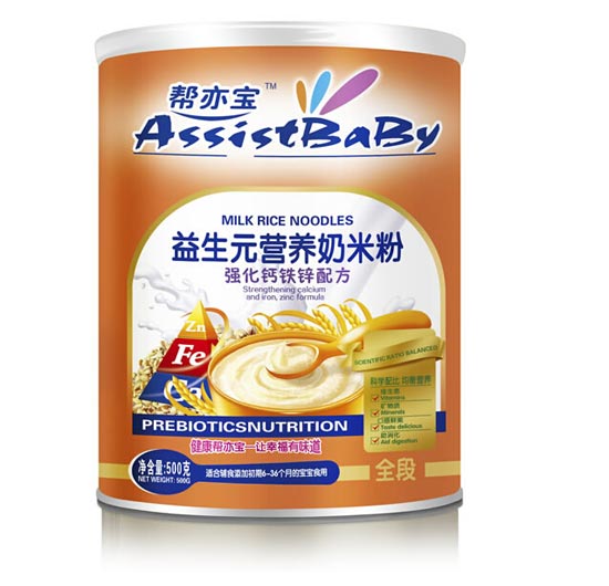 幫亦寶強(qiáng)化鈣鐵鋅營養(yǎng)奶米粉