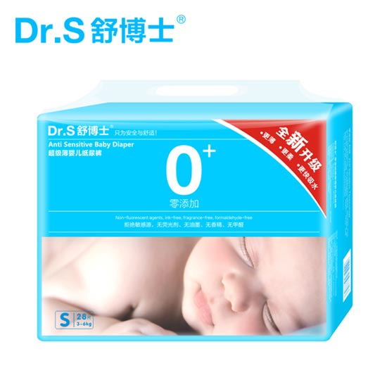 舒博士超級(jí)薄嬰兒紙尿褲S28片