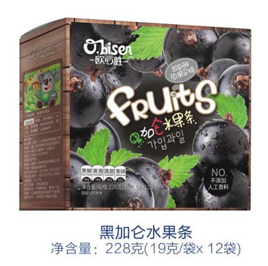 歐必勝黑加侖水果條