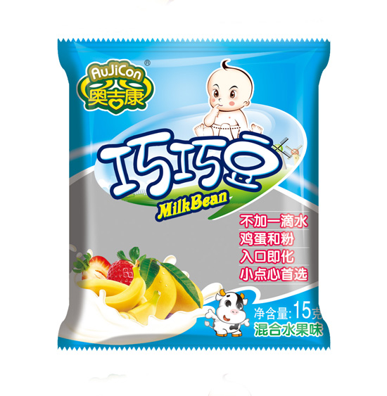 奧吉康嬰兒巧巧豆水果味