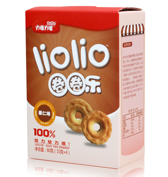 力哦力哦圈圈樂果仁味60克