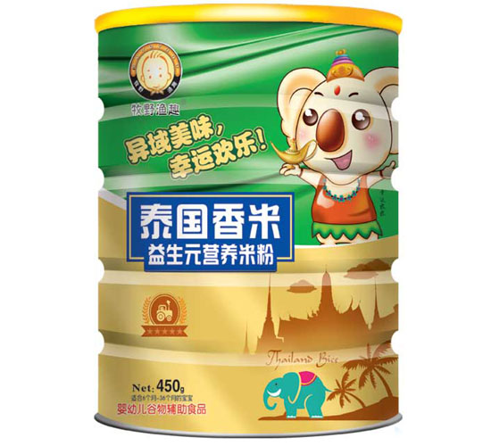 牧野漁趣益生元營(yíng)養(yǎng)米粉聽裝