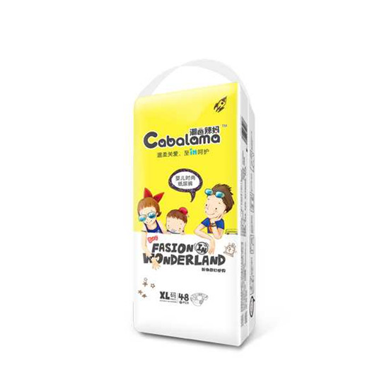 潮爸辣媽倍柔親膚紙尿褲XL48