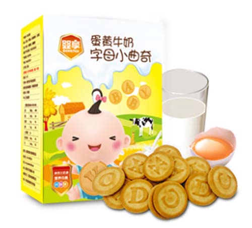 嬰享蛋黃牛奶字母小曲奇