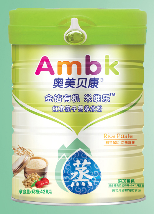 奧美貝康428克紅棗蓮子營(yíng)養(yǎng)蒸米粉