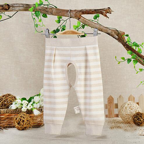 蓓琪兔嬰兒服飾2015秋冬新品彩棉系列新生兒開襠褲0