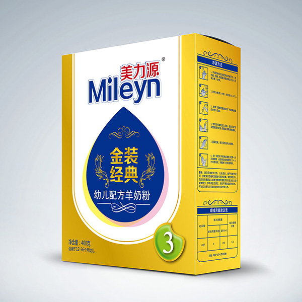 美力源金裝經(jīng)典幼兒配方羊奶粉盒裝400克3段